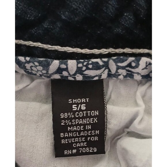 Rue 21 Women's Low Rise Skinny Denim Dark Blue Jeans 5/6 Short - Picture 5 of 8